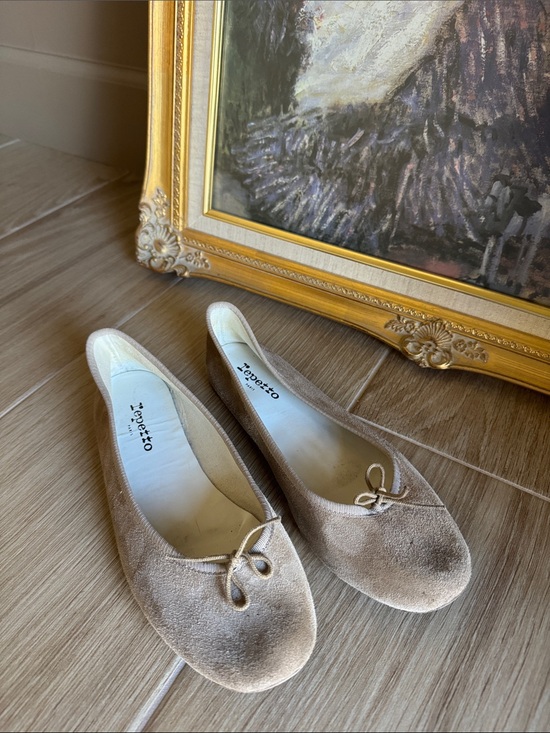 Repetto Shoes - Repetto Cendrillon suede ballet flats beige taupe